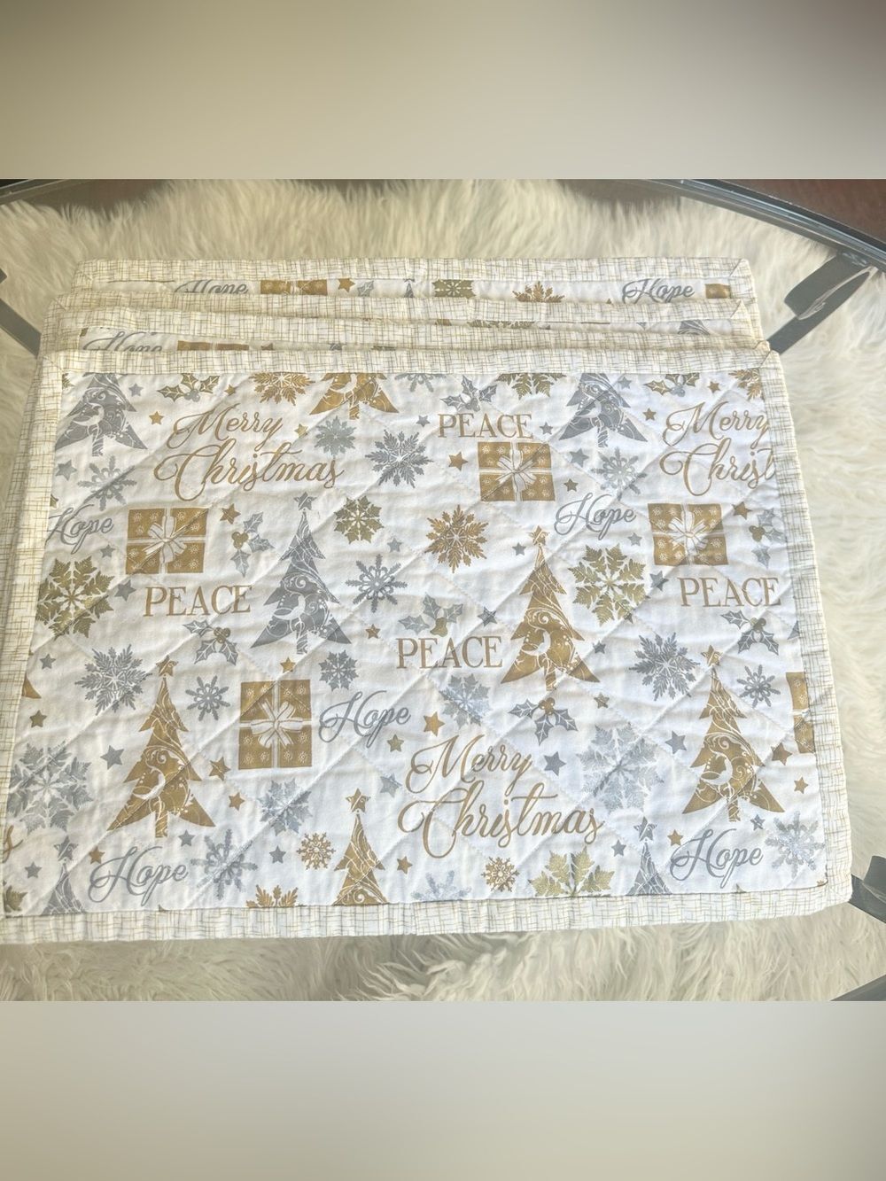 Christmas Novelty Quilted Placemats (4)